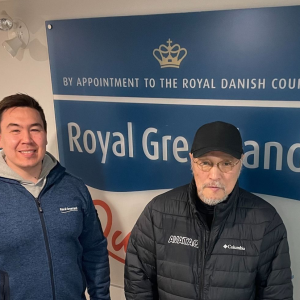 Snow crab season brings two Royal Greenland friends together in Old Perlican
